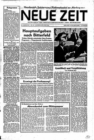 Neue Zeit Online-Archiv on Apr 26, 1964