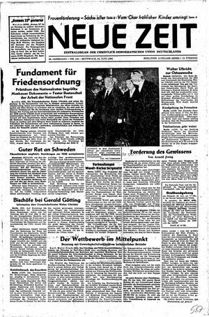 Neue Zeit Online-Archiv vom 24.06.1964