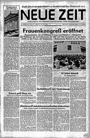 Neue Zeit Online-Archiv vom 26.06.1964