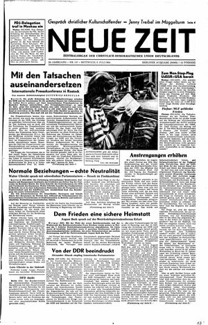 Neue Zeit Online-Archiv vom 08.07.1964