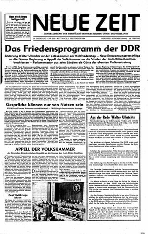 Neue Zeit Online-Archiv on Sep 2, 1964