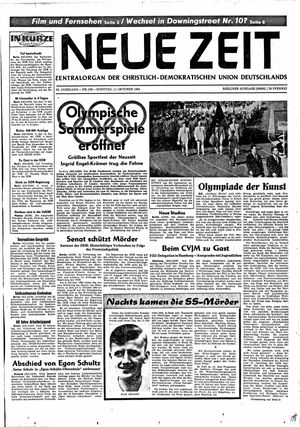 Neue Zeit Online-Archiv vom 11.10.1964
