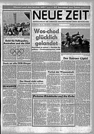 Neue Zeit Online-Archiv vom 14.10.1964