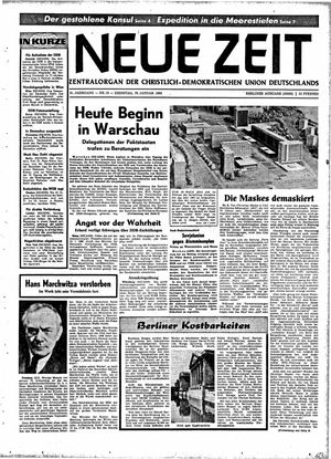 Neue Zeit Online-Archiv vom 19.01.1965