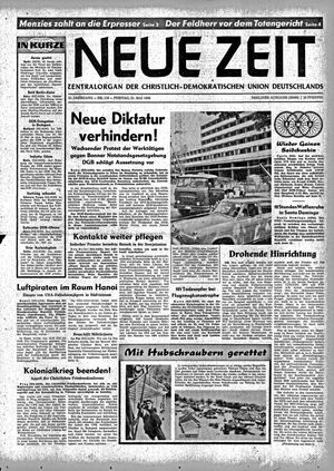 Neue Zeit Online-Archiv vom 21.05.1965