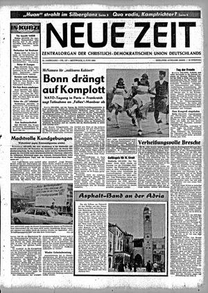 Neue Zeit Online-Archiv vom 02.06.1965
