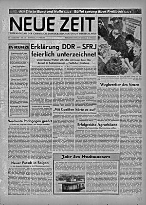 Neue Zeit Online-Archiv vom 13.06.1965