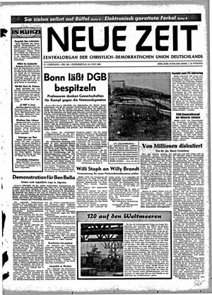 Neue Zeit Online-Archiv vom 24.06.1965
