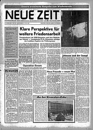 Neue Zeit Online-Archiv vom 17.07.1965