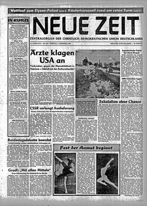 Neue Zeit Online-Archiv vom 03.12.1965