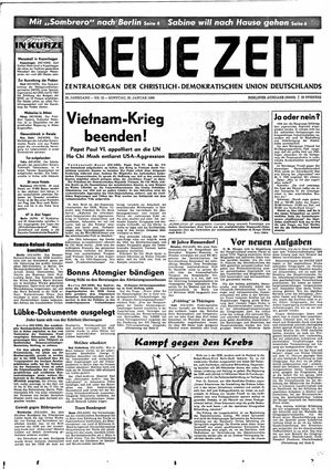 Neue Zeit Online-Archiv on Jan 30, 1966
