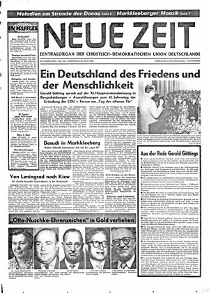 Neue Zeit Online-Archiv vom 28.06.1966