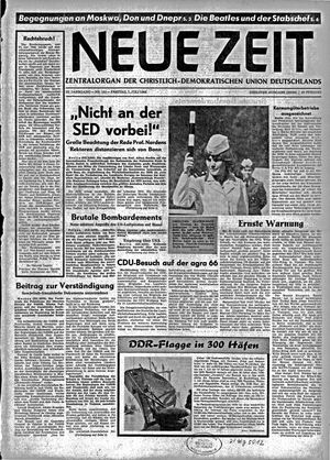 Neue Zeit Online-Archiv vom 01.07.1966