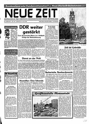 Neue Zeit Online-Archiv vom 19.07.1966