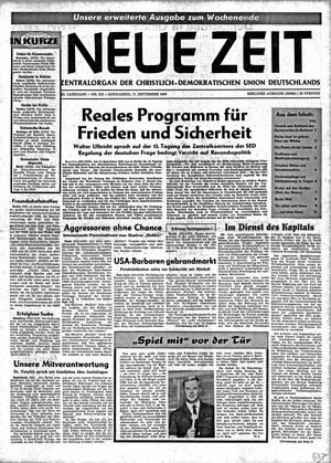 Neue Zeit Online-Archiv vom 17.09.1966