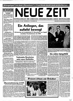 Neue Zeit Online-Archiv on Nov 17, 1966