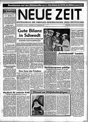 Neue Zeit Online-Archiv vom 22.12.1966
