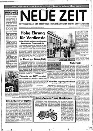 Neue Zeit Online-Archiv vom 28.02.1967