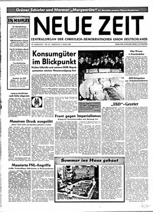 Neue Zeit Online-Archiv vom 05.03.1968