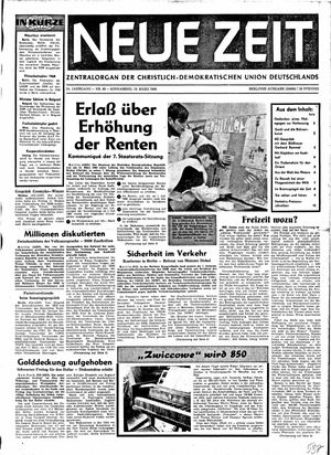 Neue Zeit Online-Archiv vom 16.03.1968