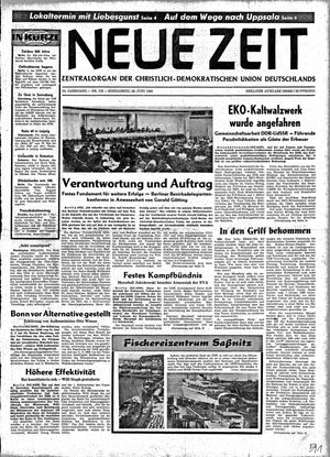 Neue Zeit Online-Archiv vom 29.06.1968