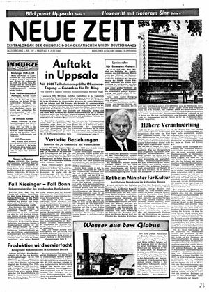 Neue Zeit Online-Archiv vom 05.07.1968