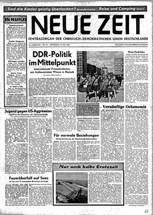 Neue Zeit Online-Archiv vom 10.07.1968