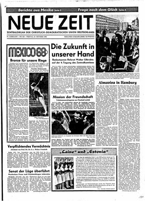 Neue Zeit Online-Archiv vom 25.10.1968