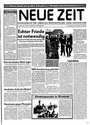Neue Zeit Online-Archiv vom 05.11.1968