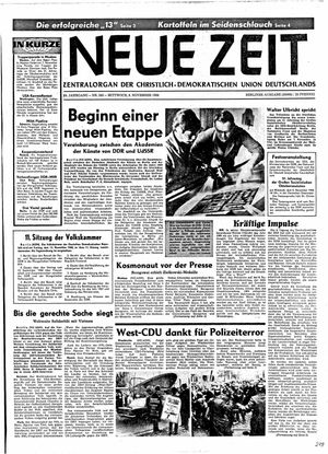 Neue Zeit Online-Archiv vom 06.11.1968