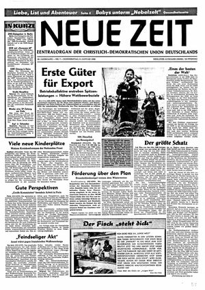 Neue Zeit Online-Archiv vom 09.01.1969