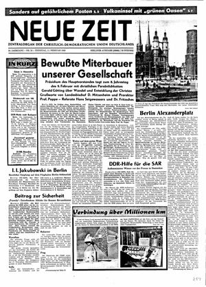 Neue Zeit Online-Archiv vom 11.02.1969