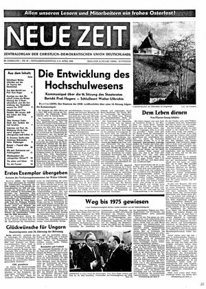 Neue Zeit Online-Archiv vom 05.04.1969