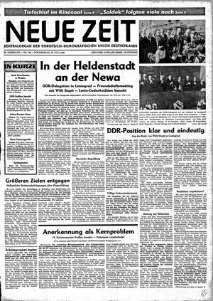 Neue Zeit Online-Archiv vom 10.07.1969