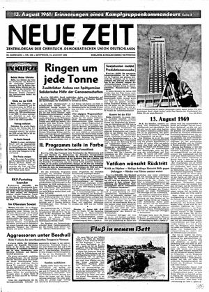 Neue Zeit Online-Archiv vom 13.08.1969