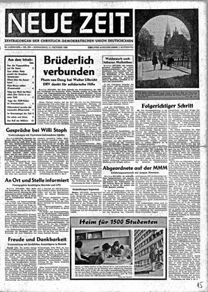 Neue Zeit Online-Archiv vom 11.10.1969