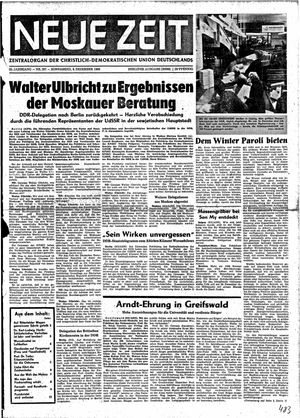 Neue Zeit Online-Archiv vom 06.12.1969