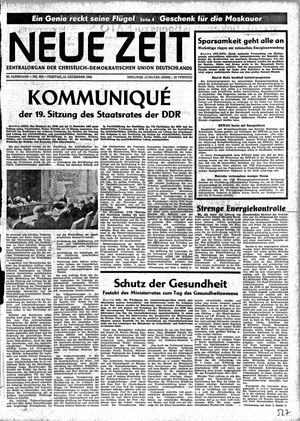 Neue Zeit Online-Archiv vom 12.12.1969