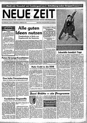 Neue Zeit Online-Archiv vom 04.02.1970