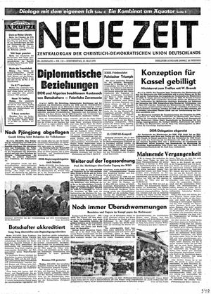 Neue Zeit Online-Archiv vom 21.05.1970