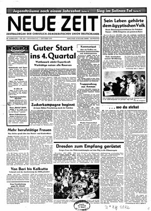 Neue Zeit Online-Archiv vom 01.10.1970