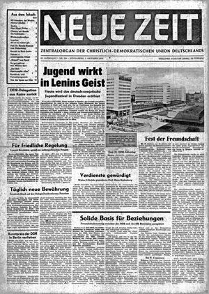 Neue Zeit Online-Archiv vom 03.10.1970