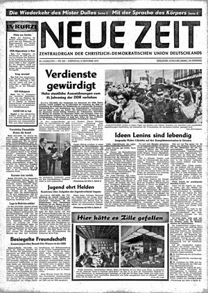 Neue Zeit Online-Archiv vom 06.10.1970