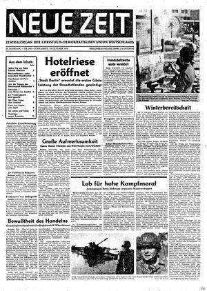 Neue Zeit Online-Archiv vom 10.10.1970