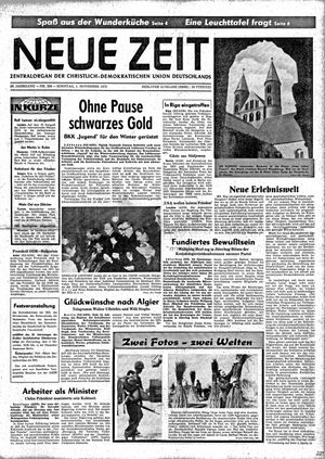 Neue Zeit Online-Archiv vom 01.11.1970