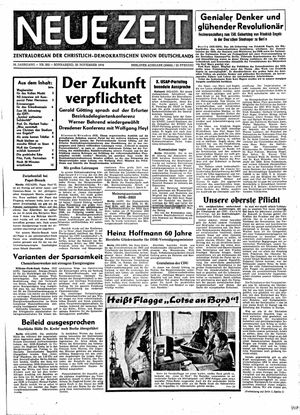 Neue Zeit Online-Archiv vom 28.11.1970