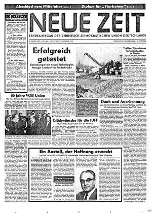 Neue Zeit Online-Archiv vom 01.12.1970