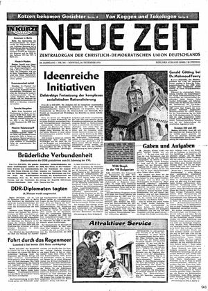 Neue Zeit Online-Archiv vom 20.12.1970