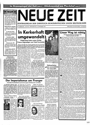 Neue Zeit Online-Archiv vom 31.12.1970