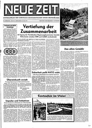 Neue Zeit Online-Archiv vom 22.05.1971